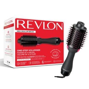 Perie electrica fixa REVLON pentru par mediu spre scurt One-Step Volumiser
