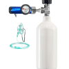 Set Butelie Otel Oxigen Medicinal 3 Litri