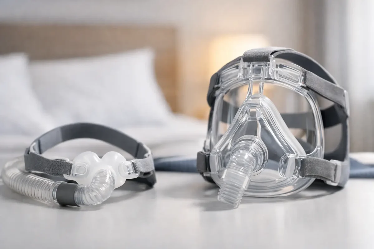 Mască CPAP nazală sau facială?