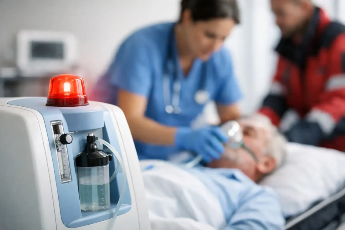 Ghid alarmă concentrator oxigen pentru reacție rapidă