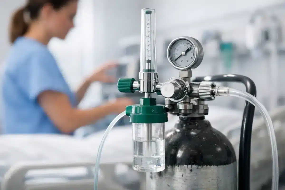Ghid fluxmetru oxigen medical pentru reglaj sigur