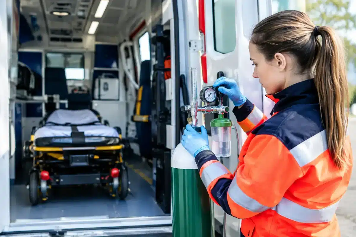 Ghid de siguranță oxigen pentru ambulanțe